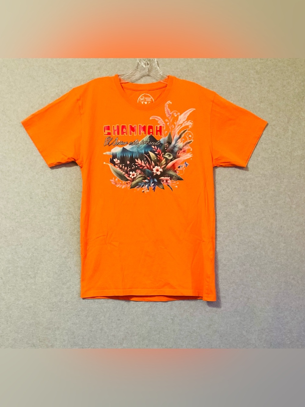 P&K Orange Graphic Men’s T-Shirt SZ M